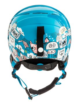 quiksilver, The Game - Casco de snowboard/esquí para Chicos 8-16, DAPHNE BLUE_ANIMAL PARTY (bqc1) The Game - Snowboard/Ski Helmet for Boys 8-16 EQBTL03011