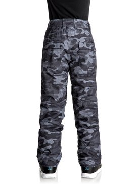 quiksilver, Сноубордические штаны Estate, BLACK GREY CAMOKAZI (kvj9) Estate - Snow Pants EQBTP03015