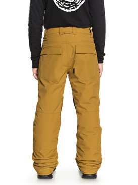quiksilver, Estate - Pantalon de snow pour Garçon 8-16 ans, GOLDEN BROWN (cpd0) Estate - Snow Pants for Boys 8-16 EQBTP03018