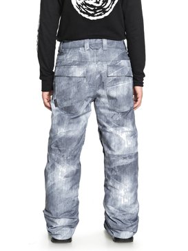 quiksilver, Estate - Pantalon de snow pour Garçon 8-16 ans, GREY_SIMPLE TEXTURE (kpg2) Estate - Snow Pants for Boys 8-16 EQBTP03018