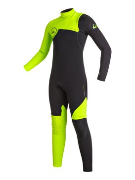 quiksilver, Highline Zipperless 3/2mm - Full Wetsuit zonder Rits, SAFTEY YELLOW (ggp0) Highline Zipperless 3/2mm - Zipperless Full Wetsuit EQBW103004