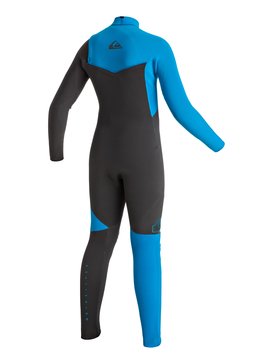 quiksilver, Highline Zipperless 3/2mm - Zipperless Full Wetsuit, GRAPHITE/ CYAN (xkkb) Highline Zipperless 3/2mm - Zipperless Full Wetsuit EQBW103004