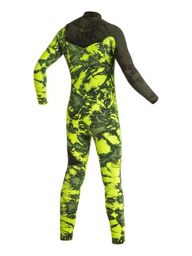 quiksilver, Highline Zipperless 3/2mm - Full Wetsuit zonder Rits, GREEN FLASH (gjs0) Highline Zipperless 3/2mm - Zipperless Full Wetsuit EQBW103005