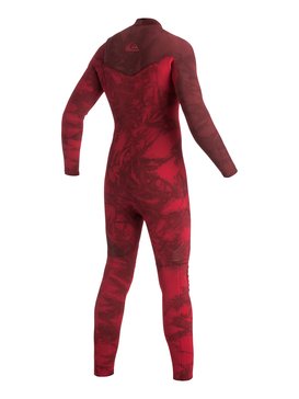 quiksilver, Highline Zipperless 3/2mm - Full Wetsuit zonder Rits, RACING RED (rqr0) Highline Zipperless 3/2mm - Zipperless Full Wetsuit EQBW103005
