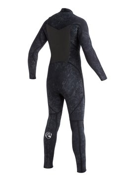 quiksilver, High Dye 3/2mm - Combinaison de surf intégrale zip poitrine, BLACK (kvj0) High Dye 3/2mm - Chest Zip Full Wetsuit EQBW103006