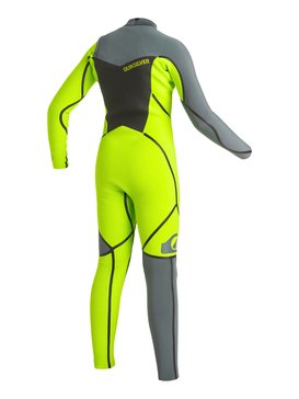 quiksilver, Syncro 3/2mm - Full Wetsuit met Borstrits, SAFTEY YELLOW (ggp0) Syncro 3/2mm - Chest Zip Full Wetsuit EQBW103008