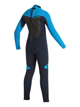 quiksilver, Syncro 3/2mm - Full Wetsuit met Achterrits, NAVY BLAZER (byj0) Syncro 3/2mm - Back Zip Full Wetsuit EQBW103013