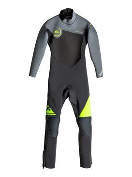 quiksilver, Syncro 3/2mm - Combinaison de surf intégrale zip dans le dos, SAFTEY YELLOW (ggp0) Syncro 3/2mm - Back Zip Full Wetsuit EQBW103015