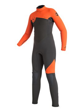 quiksilver, Syncro 3/2mm - Combinaison de surf intégrale zip dans le dos, FLAME (nmj0) Syncro 3/2mm - Back Zip Full Wetsuit EQBW103016