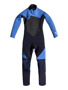 quiksilver, Syncro 3/2mm - Combinaison de surf intégrale zip dans le dos, NAVY BLAZER (byj0) Syncro 3/2mm - Back Zip Full Wetsuit EQBW103018