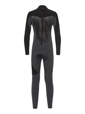 quiksilver, 3/2mm Syncro Series - Back Zip GBS Neoprenanzug für Jungen 8-16, GRAPHITE/BLACK (xkbk) 3/2mm Syncro Series - Back Zip GBS Wetsuit for Boys 8-16 EQBW103023