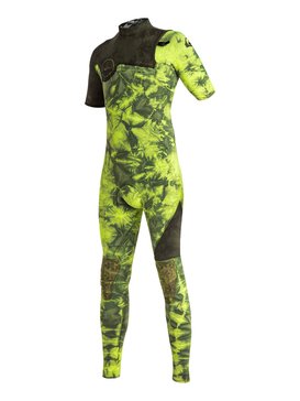 quiksilver, Highline Zipperless 2/2mm - Muta integrale a maniche corte, GREEN FLASH (gjs0) Highline Zipperless 2/2mm - Short Sleeve Fullsuit EQBW303001