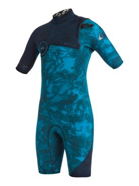 quiksilver, Highline Zipperless 2/2mm - springsuit met korte mouwen, NAVY BLAZER (byj0) Highline Zipperless 2/2mm - Short Sleeve Springsuit EQBW503001