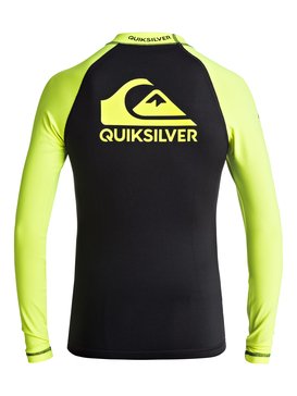 quiksilver, Гидрофутболка с длинным рукавом On Tours UPF 50, SAFETY YELLOW/ BLACK (xggk) On Tours - Long Sleeve UPF 50 Rash Vest EQBWR03040