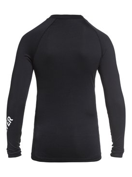quiksilver, Гидрофутболка с длинным рукавом All Time UPF 50, BLACK (kvj0) All Time - Long Sleeve UPF 50 Rash Vest EQBWR03047