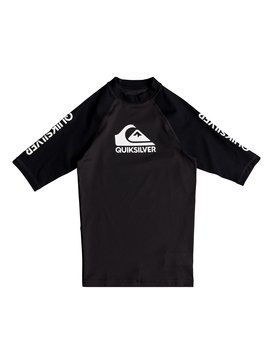 quiksilver, On Tour - Rashguard met Korte Mouwen en UPF 50, TARMAC (kta0) On Tour - Short Sleeve UPF 50 Rashguard EQBWR03056