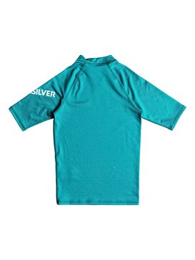 quiksilver, All Time - Short Sleeve UPF 50 Rash Vest, TYPHOON (bny0) All Time - Short Sleeve UPF 50 Rash Vest EQBWR03060