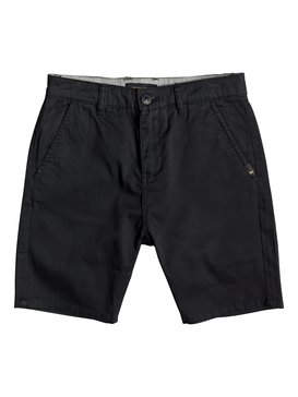 quiksilver, Boys 8-16 New Everyday Union - Chino Shorts, BLACK (kvj0) NEW EVERYDAY UNION STRETCH YTH EQBWS03223