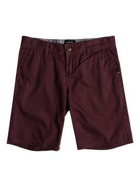 quiksilver, Everyday Light - Chino Shorts für Jungen 8-16, VINEYARD WINE (rsc0) Everyday Light - Chino Shorts for Boys 8-16 EQBWS03225