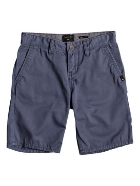 quiksilver, Everyday Light - Chino Shorts for Boys 8-16, VINTAGE INDIGO (byl0) Everyday Light - Chino Shorts for Boys 8-16 EQBWS03225