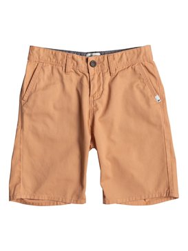 quiksilver, Everyday Light - Chino Shorts für Jungen 8-16, CADMIUM ORANGE (nhj0) Everyday Light - Chino Shorts for Boys 8-16 EQBWS03225