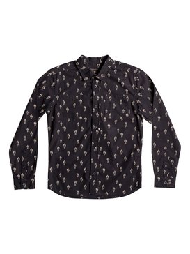 quiksilver, Okpo - Chemise à manches longues pour Garçon 8-16 ans, BLACK (kvj0) Okpo - Long Sleeve Shirt for Boys 8-16 EQBWT03180