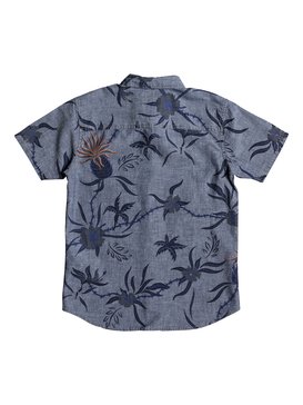 quiksilver, Shakka Mate - Chemise à manches courtes pour Garçon 8-16 ans, BLUE USED SHAKKA MATE (byl6) Shakka Mate - Short Sleeve Shirt for Boys 8-16 EQBWT03198