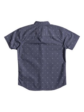 quiksilver, Рубашка с коротким рукавом Kamanoa, VINTAGE INDIGO KAMANOA (byl6) Kamanoa - Short Sleeve Shirt for Boys 8-16 EQBWT03199