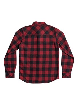 quiksilver, Motherfly - Chemise en flanelle pour Garçon 8-16 ans, RIO RED MOTHERFLY CHECK (rrk1) Motherfly - Flannel Shirt for Boys 8-16 EQBWT03206
