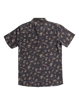 quiksilver, Aloha - Chemise à manches courtes pour Garçon 8-16 ans, TARMAC ALOHA YOUTH (kta7) Aloha - Short Sleeve Shirt for Boys 8-16 EQBWT03211