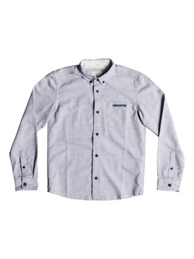 quiksilver, Waterfall - Langarm-Hemd für Jungen 8-16, VINTAGE INDIGO (byl0) Waterfall - Long Sleeve Shirt for Boys 8-16 EQBWT03224