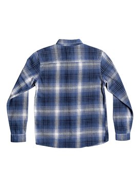 quiksilver, Fatherfly - Langarm-Hemd für Jungen 8-16, NAVY BLAZER FATHERFLY CHECK (byj1) Fatherfly - Long Sleeve Shirt for Boys 8-16 EQBWT03225