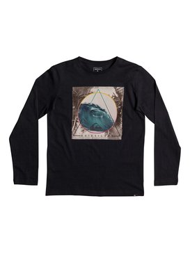 quiksilver, Classic Bermuda Trian - T Shirt à manches longues, BLACK (kvj0) Classic Bermuda Trian - Long Sleeve T-Shirt EQBZT03569