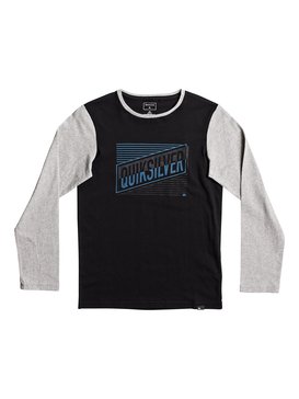 quiksilver, Colorblock Port Roca - T Shirt à manches longues, BLACK (kvj0) Colorblock Port Roca - Long Sleeve T-Shirt EQBZT03575
