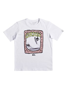 quiksilver, Classic Hulu Pena - T Shirt col rond, WHITE (wbb0) Classic Hulu Pena - T-Shirt EQBZT03663