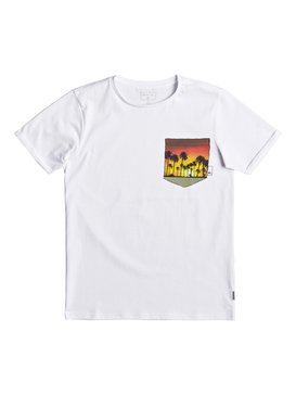 quiksilver, Classic Quadro Glide - T-Shirt for Boys 8-16, WHITE (wbb0) Classic Quadro Glide - T-Shirt for Boys 8-16 EQBZT03667