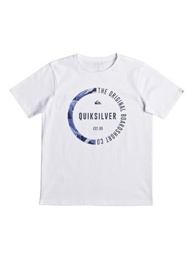 quiksilver, Classic Revenge - T Shirt col rond pour Garçon 8-16 ans, WHITE (wbb0) Classic Revenge - T-Shirt for Boys 8-16 EQBZT03670