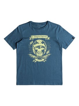 quiksilver, Classic Makau Ola - T Shirt col rond, REAL TEAL (bpr0) Classic Makau Ola - T-Shirt EQBZT03671