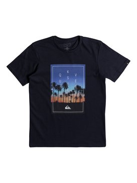 quiksilver, Classic Salina Stars - T Shirt col rond, NAVY BLAZER (byj0) Classic Salina Stars - T-Shirt EQBZT03677