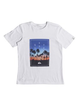 quiksilver, Classic Salina Stars - T Shirt col rond, WHITE (wbb0) Classic Salina Stars - T-Shirt EQBZT03677