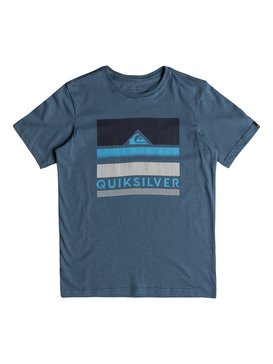 quiksilver, Classic Loud Places - T-Shirt for Boys 8-16, REAL TEAL (bpr0) Classic Loud Places - T-Shirt for Boys 8-16 EQBZT03681