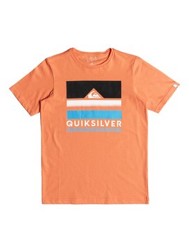 quiksilver, Classic Loud Places - T-Shirt for Boys 8-16, CADMIUM ORANGE (nhj0) Classic Loud Places - T-Shirt for Boys 8-16 EQBZT03681