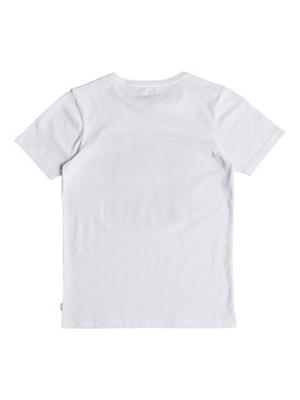 quiksilver, Classic Nano Spano - T-Shirt for Boys 8-16, WHITE (wbb0) Classic Nano Spano - T-Shirt for Boys 8-16 EQBZT03682