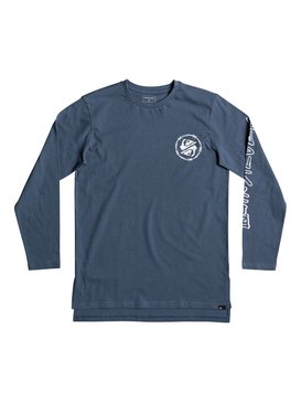 quiksilver, Critical Dates - T shirt manches longues pour Garçon 8-16 ans, REAL TEAL (bpr0) Critical Dates - Long Sleeve T-Shirt for Boys 8-16 EQBZT03683