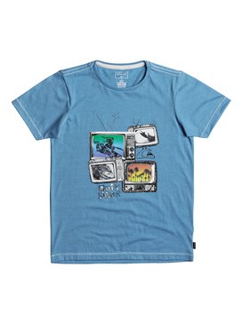 quiksilver, Heather Super TV - T Shirt col rond, MALIBU HEATHER (bmah) Heather Super TV - T-Shirt EQBZT03691