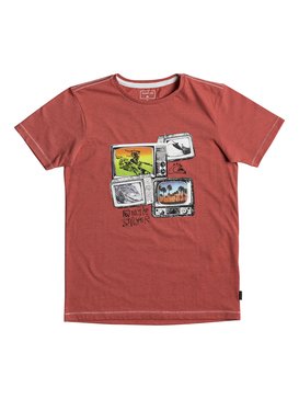 quiksilver, Heather Super TV - T Shirt col rond, BAKED APPLE HEATHER (rnzh) Heather Super TV - T-Shirt EQBZT03691