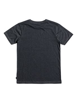 quiksilver, Heather Wavey Glaze - T Shirt col rond, CHARCOAL HEATHER (ktah) Heather Wavey Glaze - T-Shirt EQBZT03693