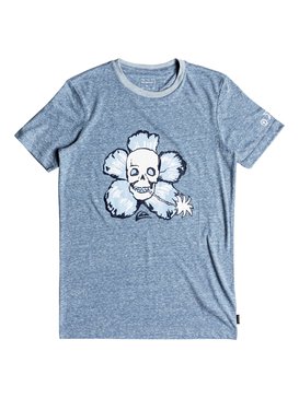 quiksilver, Triblend Magic Flower - T Shirt col rond, REAL TEAL HEATHER (bprh) Triblend Magic Flower - T-Shirt EQBZT03695