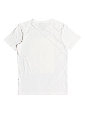 quiksilver, Triblend Border Line - T Shirt col rond, SNOW WHITE HEATHER (wbkh) Triblend Border Line - T-Shirt EQBZT03696