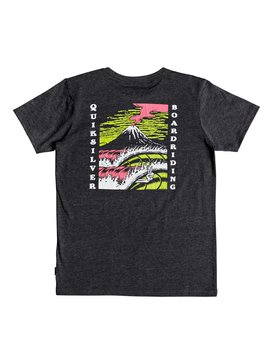 quiksilver, Tropic Eruption Heather - T-Shirt for Boys 8-16, DARK GREY HEATHER (krph) Tropic Eruption Heather - T-Shirt for Boys 8-16 EQBZT03766